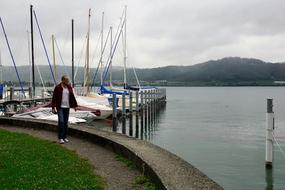 Lake Constance Man Sail