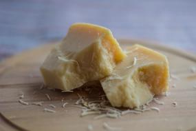 bite of tasty cheese