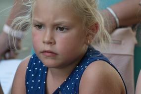 blonde Little Girl Eyes