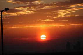 Evening Sunset scenic view