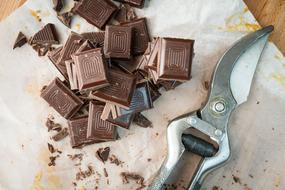 chopped bitter chocolate