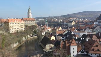 Czech castle beautiful view