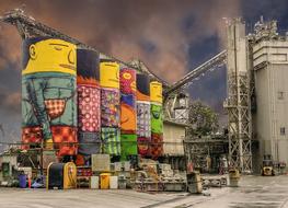 Facility Cement Silo Industrial