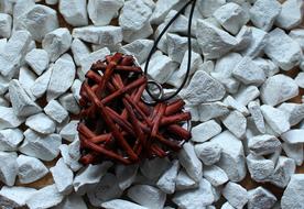Heart ValentineS Day Wicker