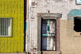 Building Door Abandoned