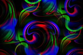 background colorful swirls