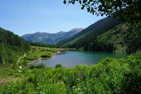 Maroon Lake Colorado Aspen