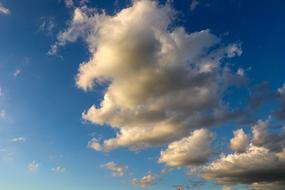 Clouds on Sky at evening