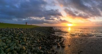 Nature Panorama Sunset