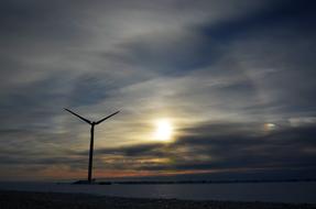 Sunset Wind Electricity