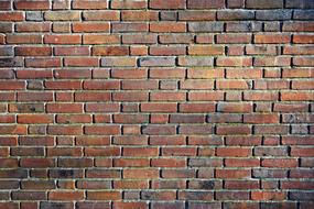 red bricks, wall, background