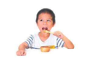 Child Honey Eating
