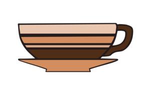 brown mug drawing