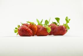 Refreshing ripe strawberries
