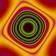 digital art background yellow red