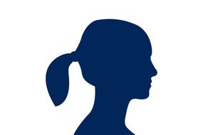 women lady face silhouette