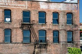 Windows And Wall Brick