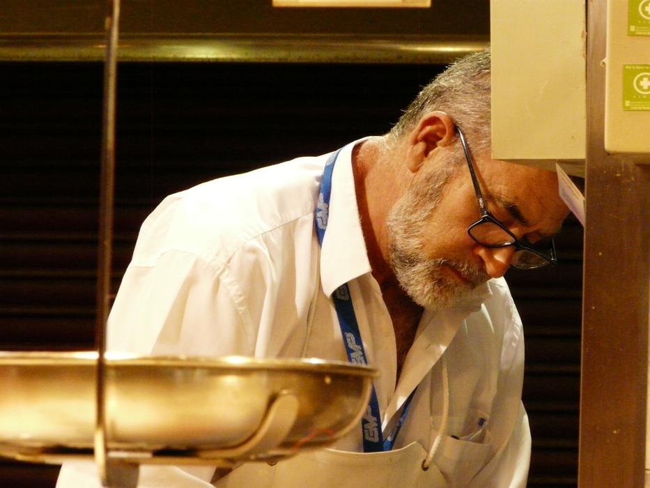 man in the kitchen