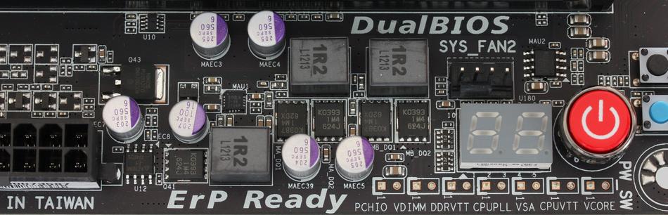 motherboard with shutdown button