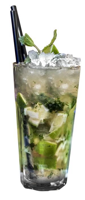 Cold drink with fruit