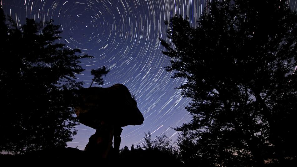 Star Night Startrails Starry