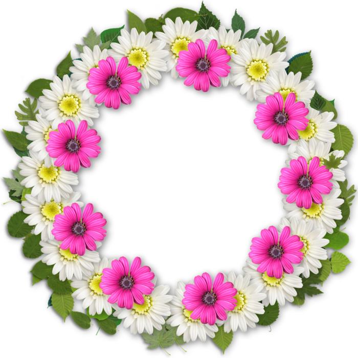 flowers wreath beautiful
