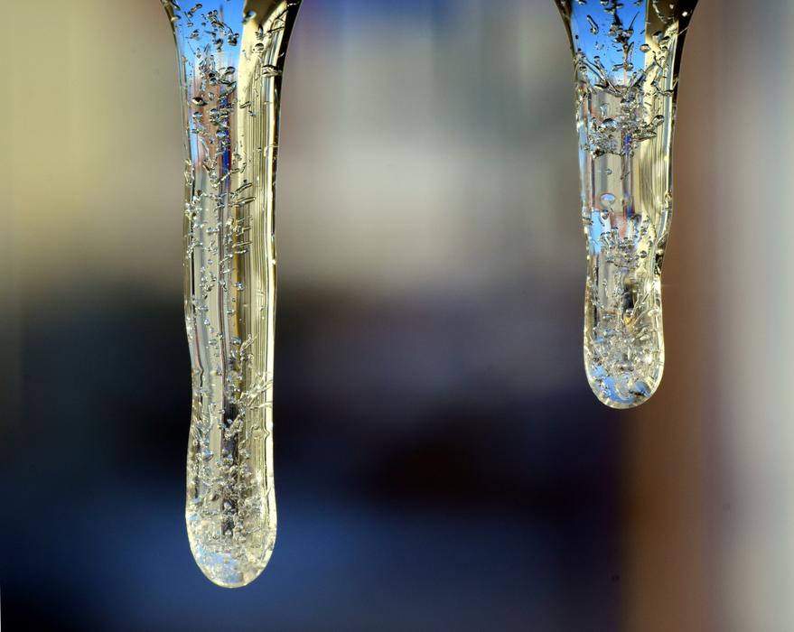 icicles on the roof
