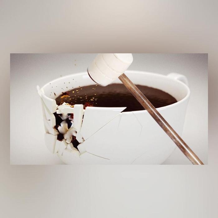 chocolate coffee with marshmallows
