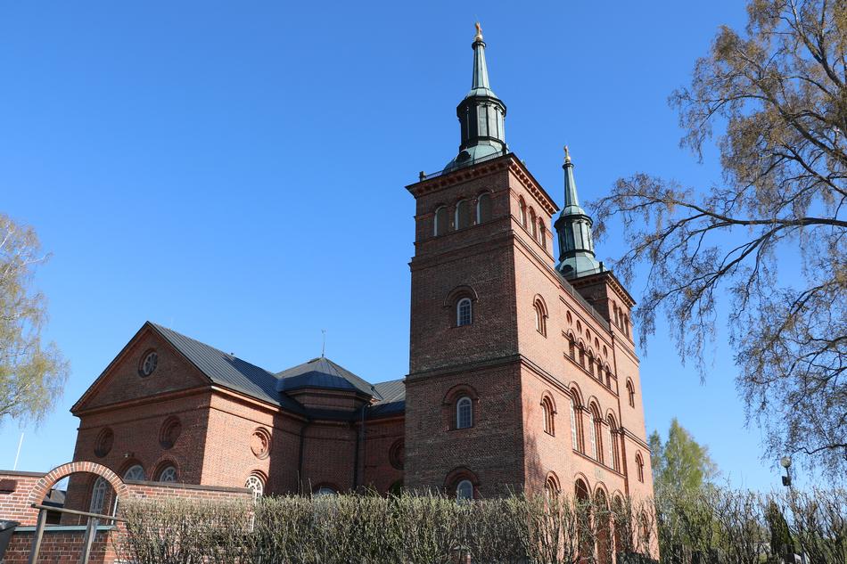 old castle with big towers