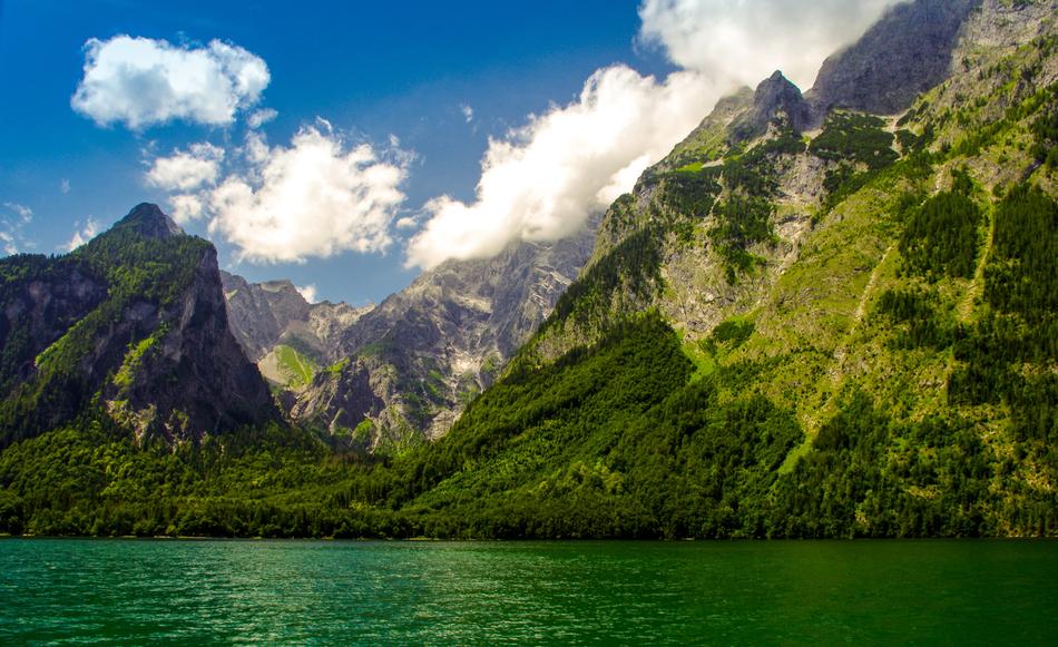 germany mountains lake beautiful