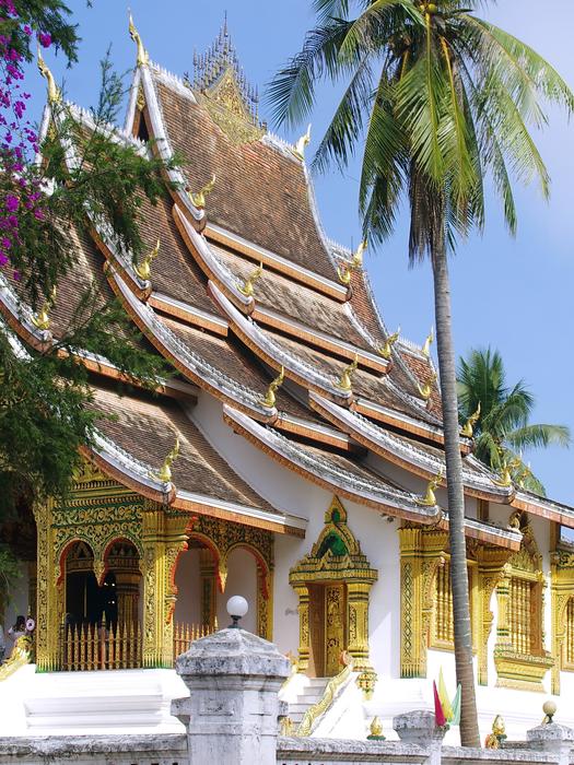 the temple is an old beautiful landscape
