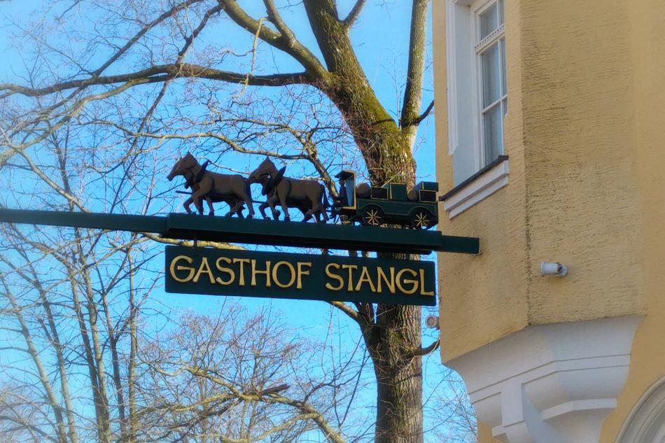 beautiful pole sign