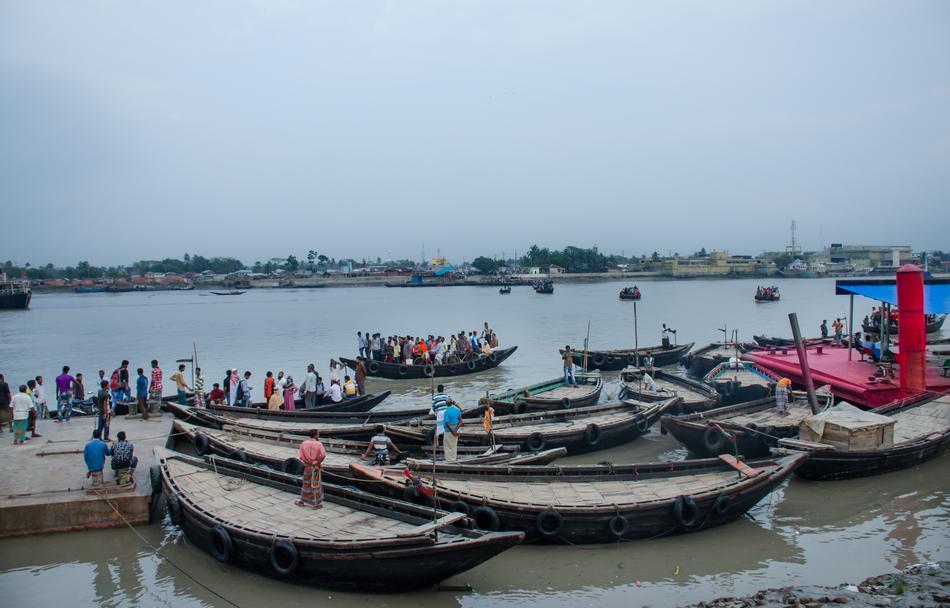 fishing boats at the pier