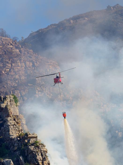 Fire Fighting Helicopter Sky