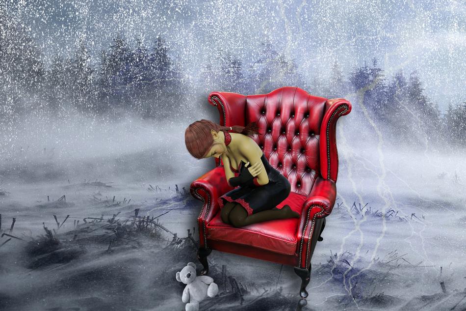 nevada winter photomontage