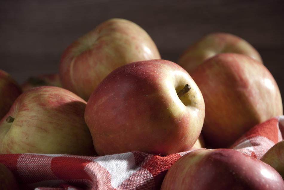 fresh ripe apples