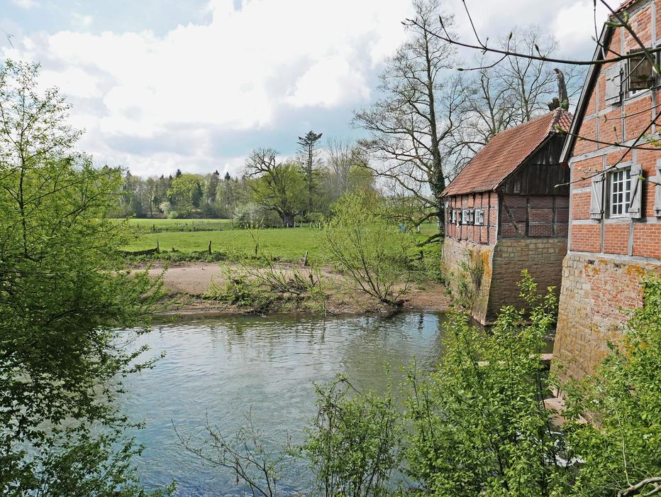 Spring In The Münsterland Old Mill