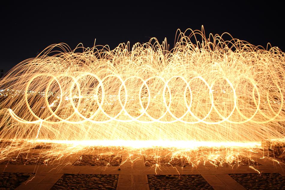 Light Painting at Night