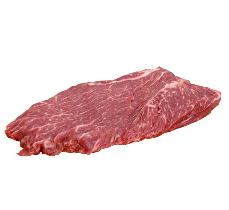 raw meat on a white background