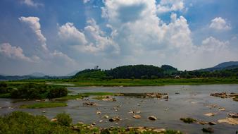 River Sky Cloud