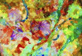 abstract background sea shapes
