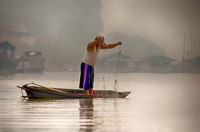 Watercraft Adult fisherman