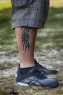 Tattoo on leg People