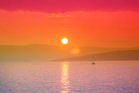 Sunset Sea Vacation