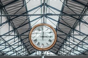 Railway Station Clock Time