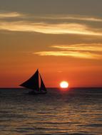 Sunset Waters Sea