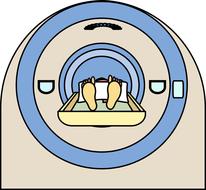 clipart of medical graphic mri scan test