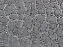 Asphalt Surface Torn