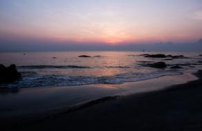 Tranquil Sea Sunset