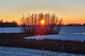 Dawn Sunset Water